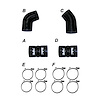 115910405 Silicone Hose Kit with Stainless Steel Clamps - GM 2004.5-2005 LLY (115910405) - image 1