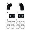 115910405 Silicone Hose Kit with Stainless Steel Clamps - GM 2004.5-2005 LLY (115910405) - image 2