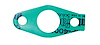 116005022 Turbocharger Oil Drain Line Gasket - Round (116005022) Upper Between Turbo & Pipe  (GM 97227012) - image 1