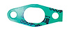 116005024 Turbocharger Oil Drain Line Gasket - Oval (116005024) Lower Between Pipe & Block (GM 97208191) - image 1