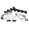 116111020 High-Flow Manifolds and Up-Pipes Kit GM 2001 CA, 2001-2004 FED LB7-Black