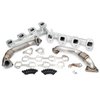 116111035 Exhaust Manifolds w/Up-Pipes, GM 2001 CA, 01-04 FED LB7 No Y - Silver - image 4