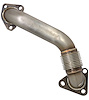 116120010 Replacement Up-Pipe (Passenger Side) for OEM Exhaust Manifold