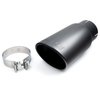 117020020 Exhaust Tip and Clamp - 4 inch ID - Black - image 3