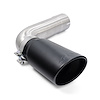 117020220 Exhaust Tip SS 4" ID w/ 4" pipe (20-22) - Black - image 1