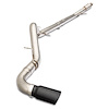 117050020 Exh Kit Cat-Back Single Tip 3.0L Duramax - Raw/Blk - image 1