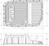 128051600 Heavy-Duty Cast Aluminum Transmission Pan for 2007-2020 Chevy Silverado 1500, GMC Sierra 1500 with 6L80 Transmission - image 3