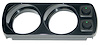 148002100 2G OH Gauge Mount Black w/ Switch - image 1