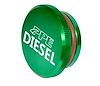 273001000 Anodized Green Billet Aluminum Fuel Cap Magnetic - image 1