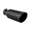 317022520 2.5-INCH TO 4-INCH 304 STAINLESS STEEL EXHAUST TIP [Black] - image 1