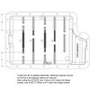 328051020 Ford Deep Transmission Pan 5R110 Black - image 2