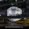 338041520 14 Bolt Heavy-Duty Cast Aluminum Front Differential Cover Fits Select Ford Super Duty Dana M235 [Black] - image 4