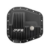 338052220 16 Bolt Heavy-Duty Cast-Aluminum Rear Differential Cover Fits Select Ford SuperDuty Sterling 11.600 in. [Black] - image 1
