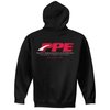 589045000 Men's Full-Zip Hooded Sweatshirt, Black, Medium - image 2