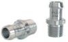 Heater Hose Fitting, Straight, 1/2 in. NPT x 5/8 in. Hose Barb, 1 3/4 in. Length [Natural Finish] - image 1