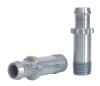 Heater Hose Fitting, Straight, 1/2 in. NPT x 5/8 in. Hose Barb, 2 7/8 in. Length [Polished Finish] - image 1