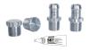 Koolkitz Fitting Kit Includes: (2) 1/2 in. NPT x 5/8 in. Hose Barb Fittings, (2) 1/2 in. NPT Plug Fittings [Natural Finish] - image 1