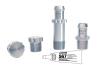Koolkitz Fitting Kit Includes: (2) 1/2 in. NPT x 5/8 in. Hose Barb Fittings, (2) 1/2 in. NPT Plug Fittings [Natural Finish] - image 1