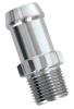 Heater Hose Fitting, Straight, 3/8 in. NPT x 5/8 in. Hose Barb, 1 3/4 in. Length [Natural Finish] - image 1