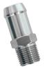 Heater Hose Fitting, Straight, 3/8 in. NPT x 5/8 in. Hose Barb, 1 3/4 in. Length [Polished Finish] - image 1