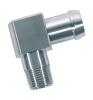 Heater Hose Fitting, 90-Degree, 3/8 in. NPT x 5/8 in. Hose Barb, 1 3/4 in. Length [Natural Finish] - image 1