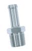 Fuel/Vacuum Hose Barb Fitting, 3/8 in. NPT x 3/8 in. Hose Barb, 1 3/4 in. Length [Polished  Finish] - image 1