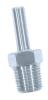 Fuel/Vacuum Hose Barb Fitting, 1/8 in. NPT x 3/16 in. Hose Barb, 1 1/4 in. Length [Polished Finish] - image 1