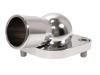 Thermostat Housing fits Small and Big Block Chevy, 15-Degree Swivel [Polished Finish] - image 1