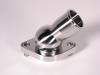 Thermostat Housing fits Small and Big Block Chevy, 45-Degree Swivel [Natural Finish] - image 1