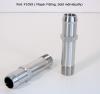 Heater Hose Fitting, Straight, 3/8 in. NPT x 5/8 in. Hose Barb, 3 in. Length [Natural Finish] - image 1