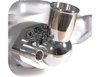 Thermostat Housing fits Small Block Ford 289/302/351W, 15-Degree Non-Swivel [Polished Finish] - image 2