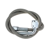 Hydraulic Bearing Feed Line -3AN Straight to -3AN 90° - image 1