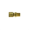 Adapter Fitting 1/8" Female Pipe Thread to 1/8" Compression Fitting - image 1