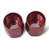 Full Flow Hose End Socket [Red Anodized Mirror Finish] - image 4