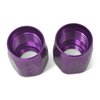 Full Flow Hose End Socket [Purple Anodized Mirror Finish] - image 4