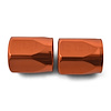 Full Flow Hose End Socket [Orange Anodized Mirror Finish] - image 1