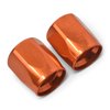 Full Flow Hose End Socket [Orange Anodized Mirror Finish] - image 2
