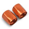 Full Flow Hose End Socket [Orange Anodized Mirror Finish] - image 2