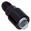 SAE Quick-Connect EFI Adapter Fitting Threaded Cap Screw-On Style - image 1