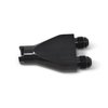 SAE Quick-Connect EFI Adapter Y-Fitting 3/8" (Hard Tube) SAE Quick-Disconnect Female - image 2