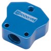Billet Aluminum Y-Block -10 AN Female Single Inlet - image 2