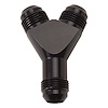 Billet Aluminum Y-Block -10 AN Male Single Inlet - image 1