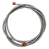 Fuel Line w/Red Fittings -04 AN Hose - image 1
