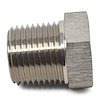 NPT Pipe Bushing Reducer Fitting 3/8" Male - image 1