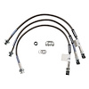 Street Legal Brake Hose Kit 1977-81 CJ5/CJ7, Disc Front / Drum Rear - image 1