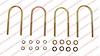 Axle U-Bolt Kit 1972-86 Jeep CJ5, CJ6, CJ7 and CJ8 - image 1