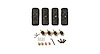 DK289 2500 FMP Fit Kit, 2013-2017 Hyundai Elantra GT, 4 Pads, 4 Clamps, For Use w/2500 Roof Rack - image 1