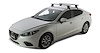 JA6033 Vortex 2500 Black 2-Bar Roof Rack, 2014-2018 Mazda Mazda 3 - image 1