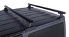 JA6384 Heavy-Duty RLT600 Black 2-Bar Rhino-Rack Backbone Roof Rack, 2007-2010 Jeep Wrangler - image 3