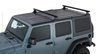 JA6388 Heavy-Duty RLT600 Black 2-Bar Rhino-Rack Backbone Roof Rack, 2007-2018 Jeep Wrangler - image 4
